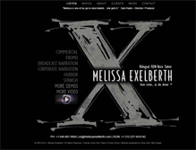 Tablet Screenshot of melissaexelberth.com